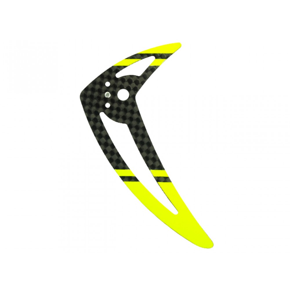 Carbon Fiber Vertical Fin (YELLOW) - BLADE 200 SRX