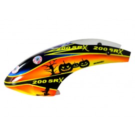Airbrush Fiberglass Evil Eyes Canopy - BLADE 200 SRX