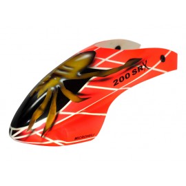 Airbrush Fiberglass Gold Spider Canopy - BLADE 200 SRX Airbrush Fiberglass Gold Spider Canopy - BLADE 200 SRX