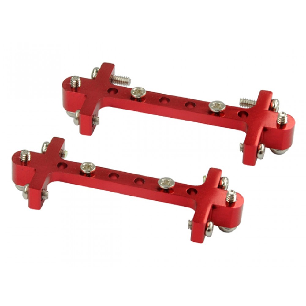 Aluminum Landing Gear Support (RED) (for MH Frame BLADE 2SRX series) Aluminum Landing Gear Support (RED) (for MH Frame BLADE 2SRX series)