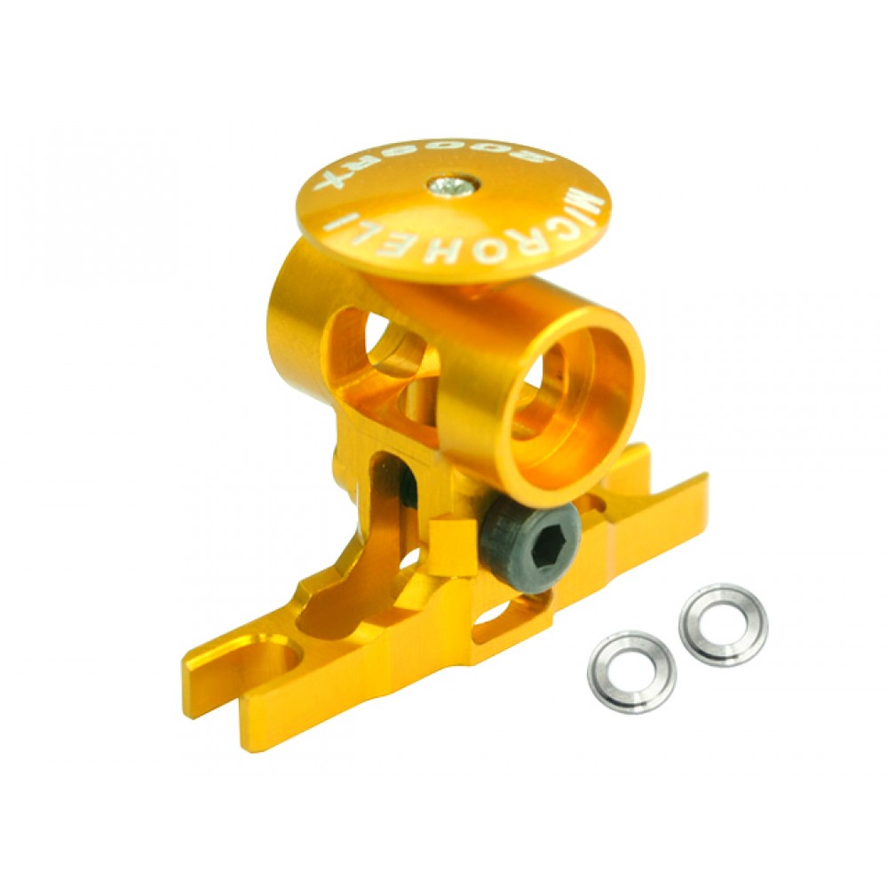 Precision CNC AL Main Rotor Hub w/ Button (GOLD) - BLADE 200 SRX/ 200 S Precision CNC AL Main Rotor Hub w/ Button (GOLD) - BLADE 200 SRX/ 200 S