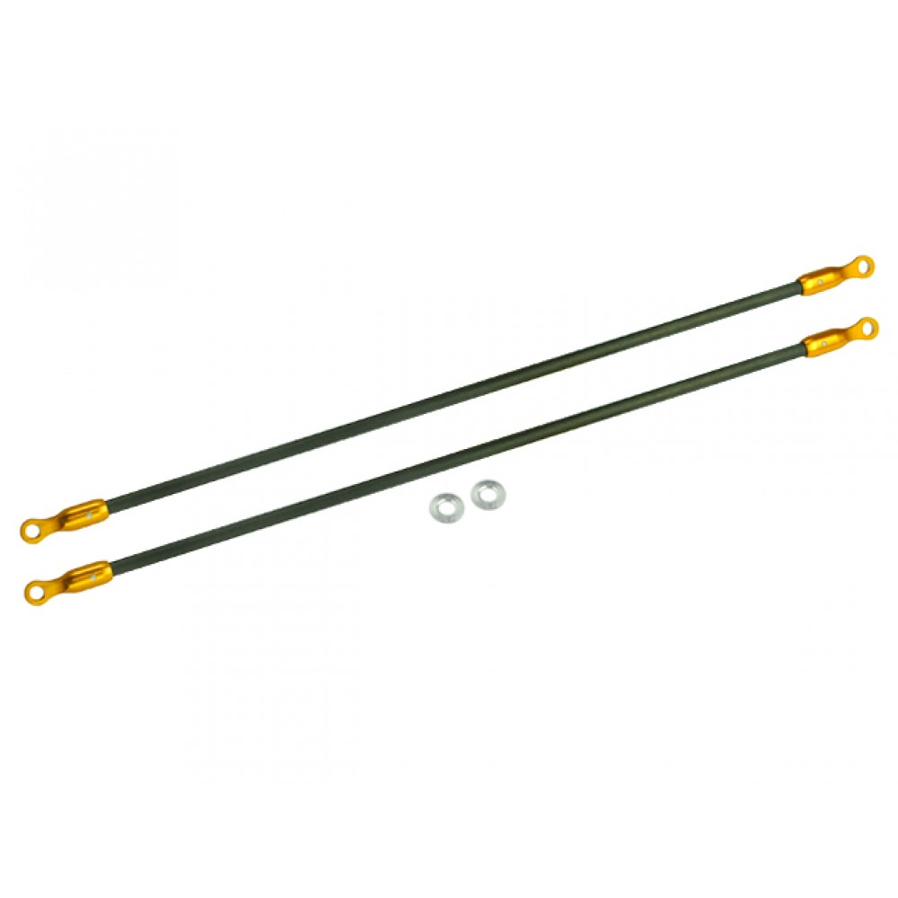 2mm Carbon Tail Boom Support set (GOLD) - BLADE 200 SRX 2mm Carbon Tail Boom Support set (GOLD) - BLADE 200 SRX