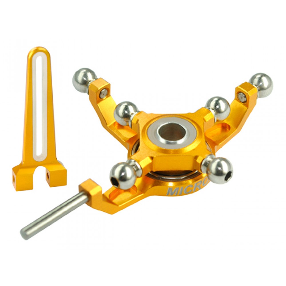 Aluminum Swashplate w/ Anti-Rotation Guide (GOLD) - BLADE 200 SRX Aluminum Swashplate w/ Anti-Rotation Guide (GOLD) - BLADE 200 SRX
