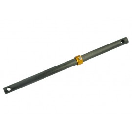 CNC Solid Carbon Main Shaft/Collar set (GOLD) - BLADE 200 SRX