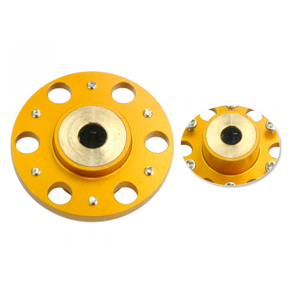 Aluminum Auto-Rotation Hub (GOLD) (for MH-2SRX267/X)