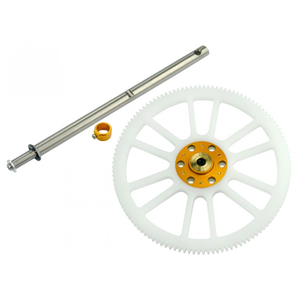 Delrin Main Gear w/ Auto-Rotation Hub set (GOLD) - BLADE 200 SRX/ 200 S Delrin Main Gear w/ Auto-Rotation Hub set (GOLD) - BLADE 200 SRX/ 200 S