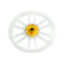CNC Delrin Main Gear w/ Hub set (GOLD) - BLADE 200 SRX