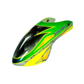 XCanopy Airbrush Fiberglass Green Arrow Canopy - BLADE 200 SRX XCanopy Airbrush Fiberglass Green Arrow Canopy - BLADE 200 SRX
