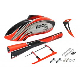 Airbrush Carbon Fiber Masky Fuselage Combo - BLADE 230S / V2 / Smart