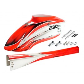 Airbrush Fiberglass Red Racing Fuselage - BLADE 230S / V2 / Smart Airbrush Fiberglass Red Racing Fuselage - BLADE 230S / V2 / Smart