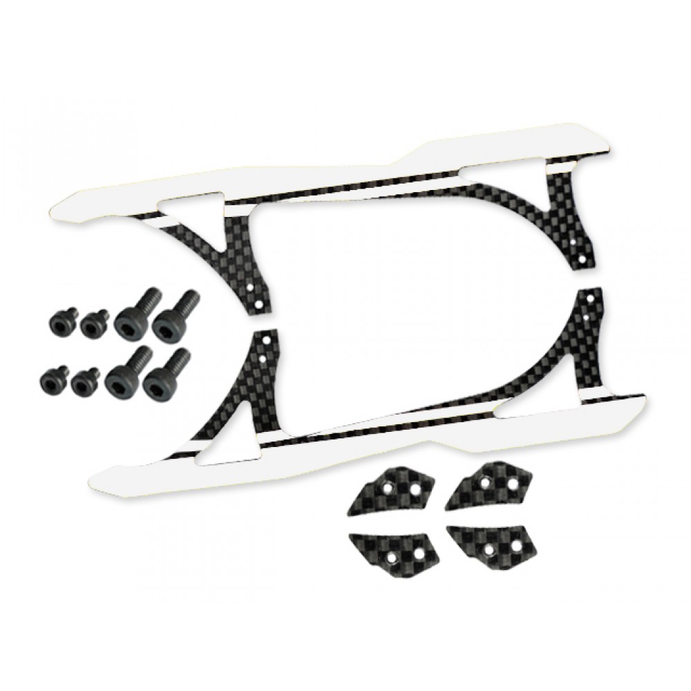 Carbon Fiber Landing Skids "A" Style (W) (for MH Landing Gear series)
