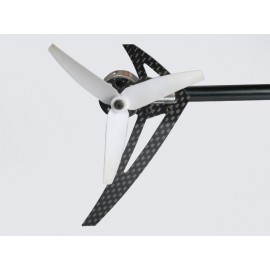 AL/Carbon Fiber Light Weight Tail Motor Mount w/ Fin "G" set - BLADE 200S / 250 CFX / 230S / V2 / Smart AL/Carbon Fiber Light Weight Tail Motor Mount w/ Fin "G" set - BLADE 200S / 250 CFX / 230S / V2 / Smart