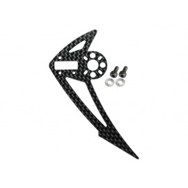Carbon Fiber Vertical Fin "F" (for MH Tail Motor Mount w/ Fin "F" set series)
