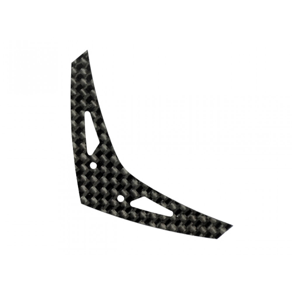 Carbon Fiber Horizontal Fin "G" Style (for MH Tail Boom Support Mount series) Carbon Fiber Horizontal Fin "G" Style (for MH Tail Boom Support Mount series)