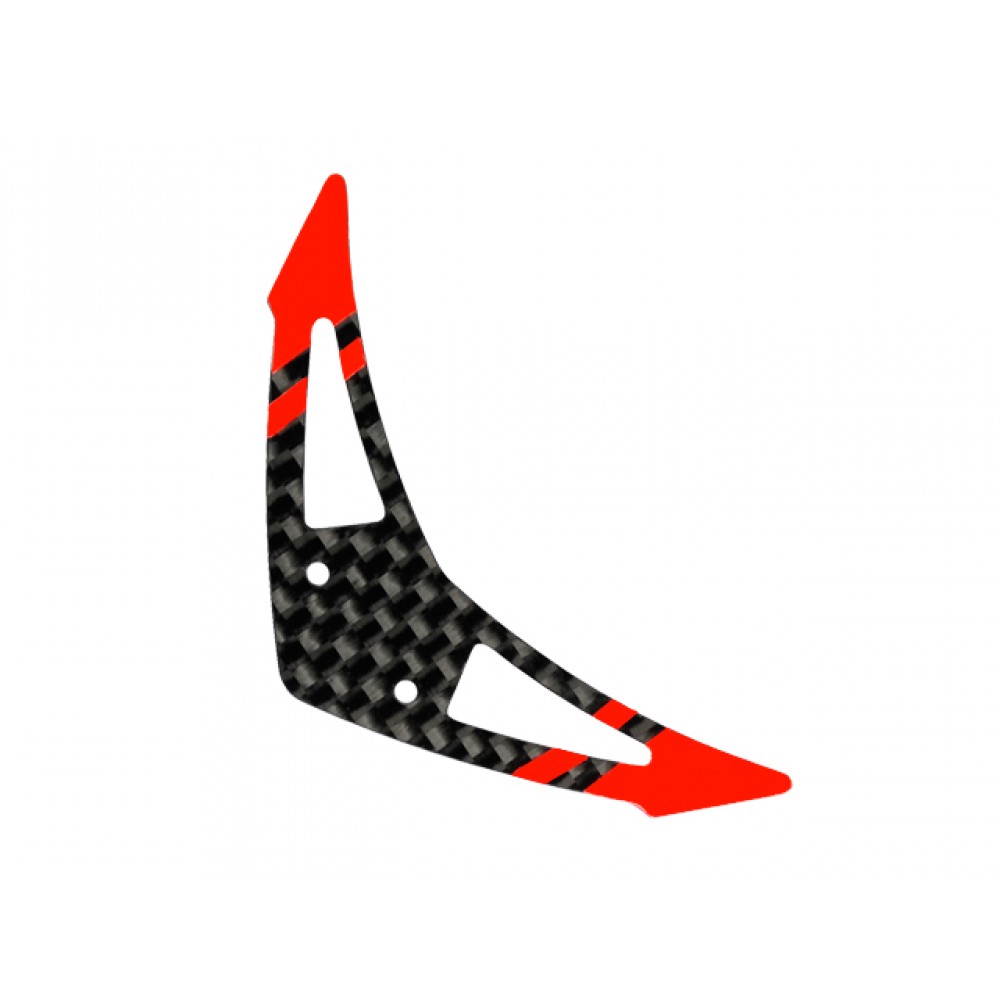 Carbon Fiber Horizontal Fin "F" Style (RD) (for MH Tail Boom Support Mount series) Carbon Fiber Horizontal Fin "F" Style (RD) (for MH Tail Boom Support Mount series)