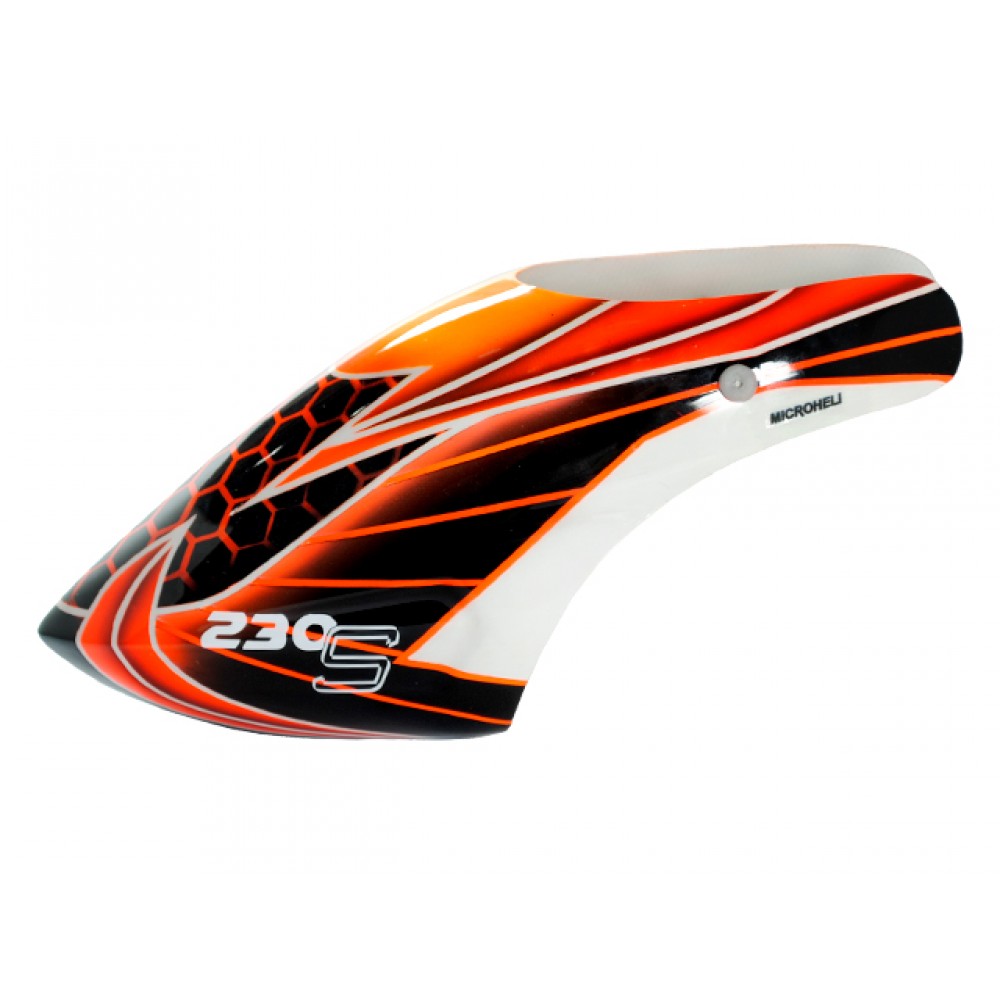 Airbrush Fiberglass Orange Laser Canopy - BLADE 230S / V2 / Smart Airbrush Fiberglass Orange Laser Canopy - BLADE 230S / V2 / Smart