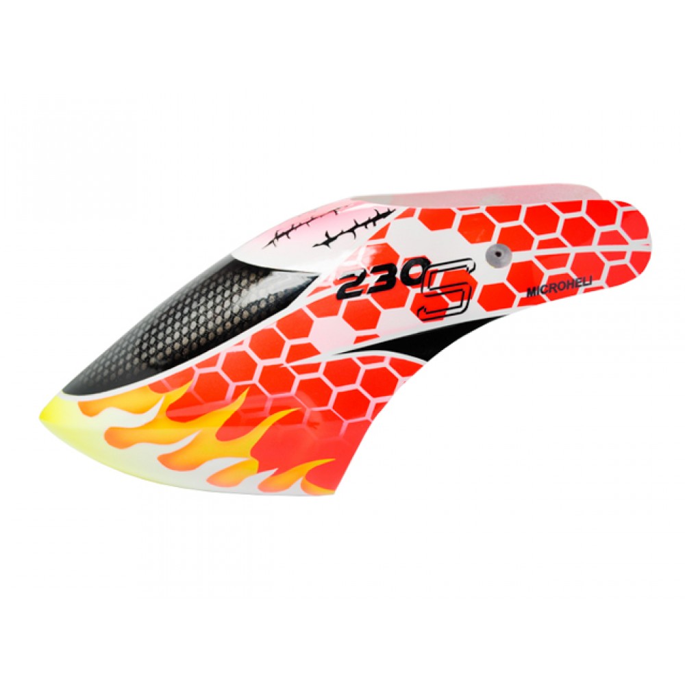 Airbrush Fiberglass Solar Flare Canopy - BLADE 230S / V2 / Smart Airbrush Fiberglass Solar Flare Canopy - BLADE 230S / V2 / Smart