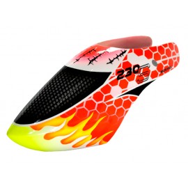 Airbrush Fiberglass Solar Flare Canopy - BLADE 230S / V2 / Smart Airbrush Fiberglass Solar Flare Canopy - BLADE 230S / V2 / Smart