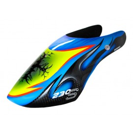 Airbrush Carbon Fiber Black Sea Canopy - BLADE 230S / V2 / Smart