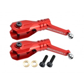 Aluminum Main Blade Grip w/ Thrust Bearing (RED) - BLADE 250 CFX / 230S / 230S V2 / Smart