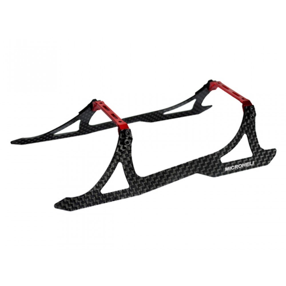 Aluminum/Carbon Fiber Landing Gear "A" Style (RED) - BLADE 230S / V2 / Smart Aluminum/Carbon Fiber Landing Gear "A" Style (RED) - BLADE 230S / V2 / Smart