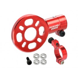 CNC Aluminum Tail Motor Mount (RED) - BLADE 200S / 250 CFX / 230S / 230S V2 / Smart