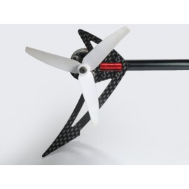 AL/Carbon Fiber Light Weight Tail Motor Mount w/ Fin "F" set (RED) - BLADE 200S / 250 CFX / 230S / V2 / Smart AL/Carbon Fiber Light Weight Tail Motor Mount w/ Fin "F" set (RED) - BLADE 200S / 250 CFX / 230S / V2 / Smart