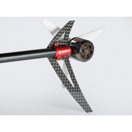 AL/Carbon Fiber Light Weight Tail Motor Mount w/ Fin "G" set (RED) - BLADE 200S / 250 CFX / 230S / V2 / Smart AL/Carbon Fiber Light Weight Tail Motor Mount w/ Fin "G" set (RED) - BLADE 200S / 250 CFX / 230S / V2 / Smart