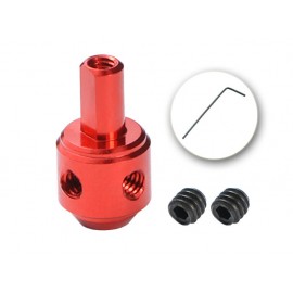 Aluminum Tail Motor Hub (RED) - BLADE 130S / 150S / 200S / 250CFX / 230S / V2 / Smart / REVOLUTION 235 CP
