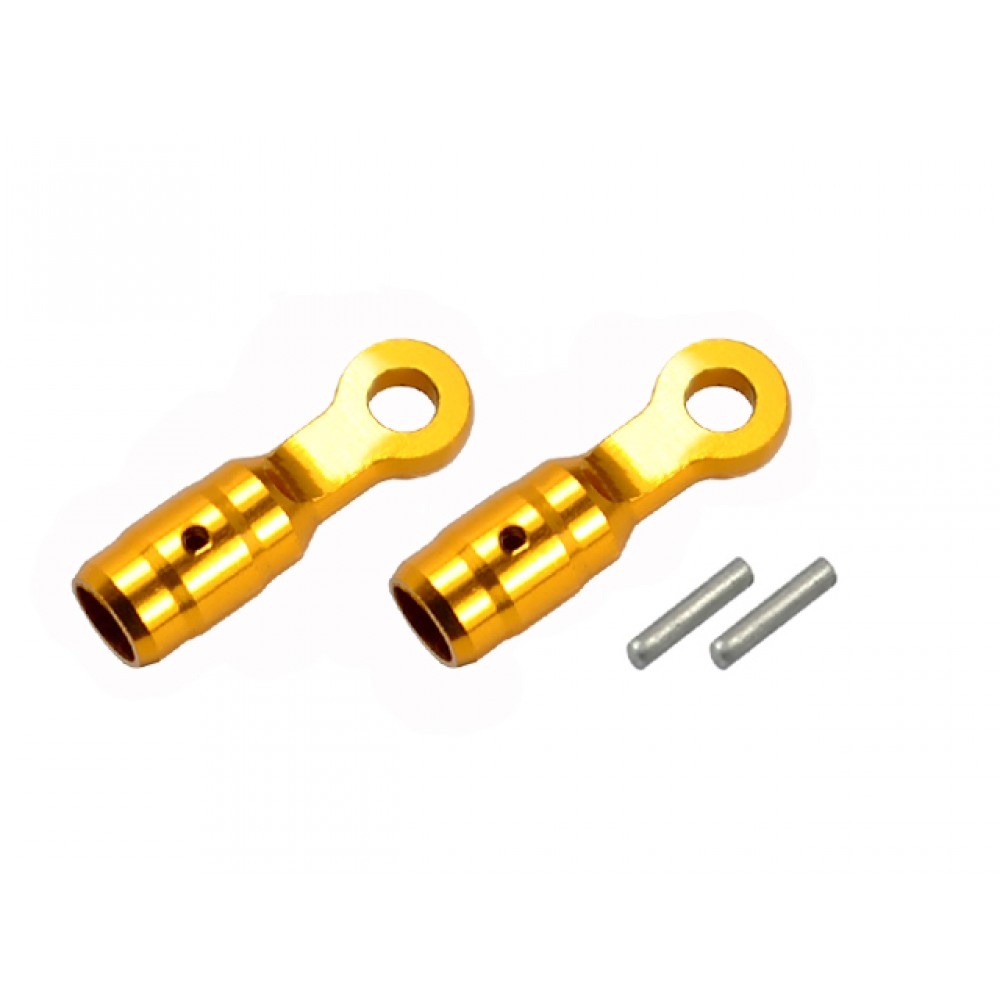 Aluminum Tail Boom Support End set (GOLD) (for MH Tail Boom Support Mount series) Aluminum Tail Boom Support End set (GOLD) (for MH Tail Boom Support Mount series)