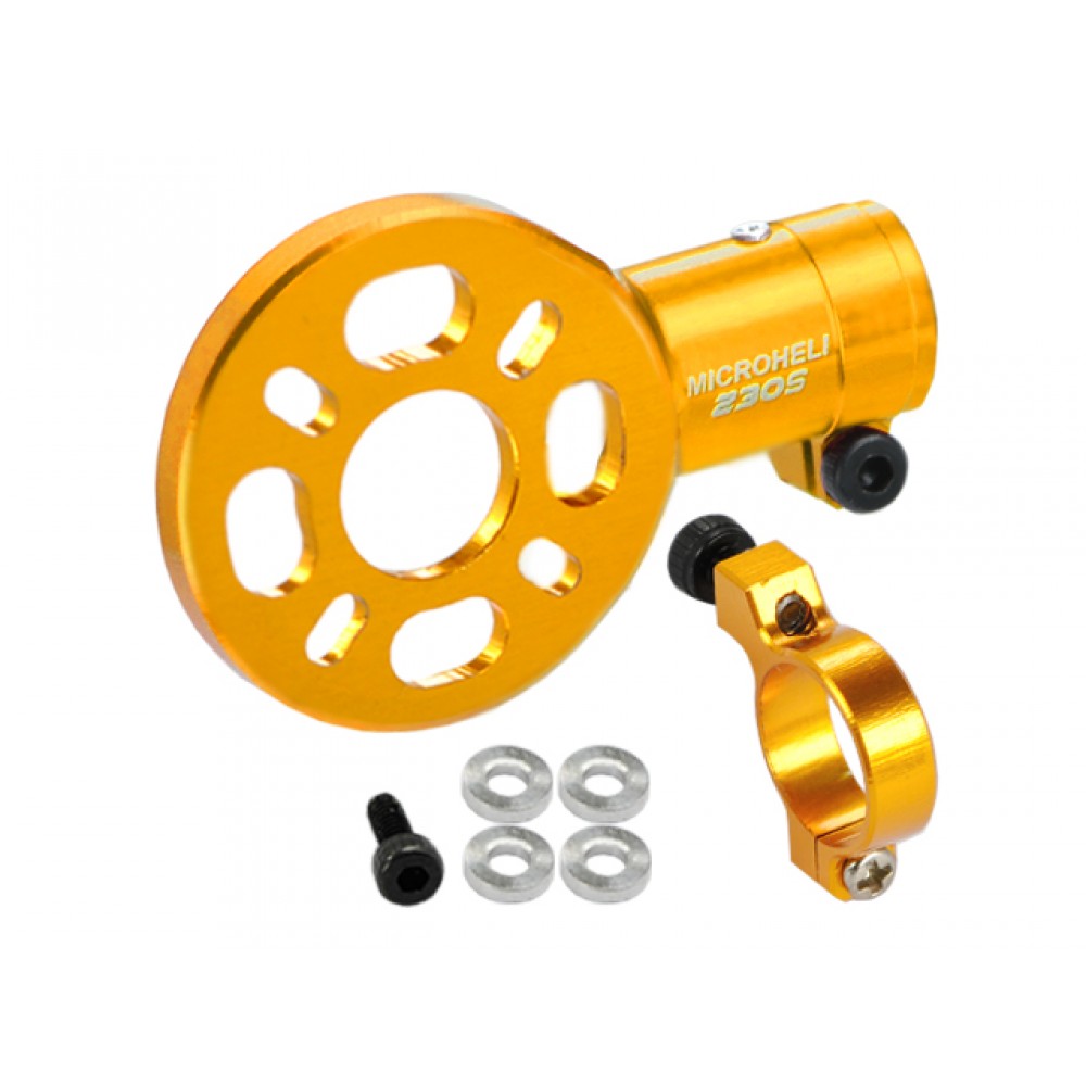 CNC Aluminum Tail Motor Mount (GOLD) - BLADE 200S / 250 CFX / 230S / 230S V2 / Smart CNC Aluminum Tail Motor Mount (GOLD) - BLADE 200S / 250 CFX / 230S / 230S V2 / Smart