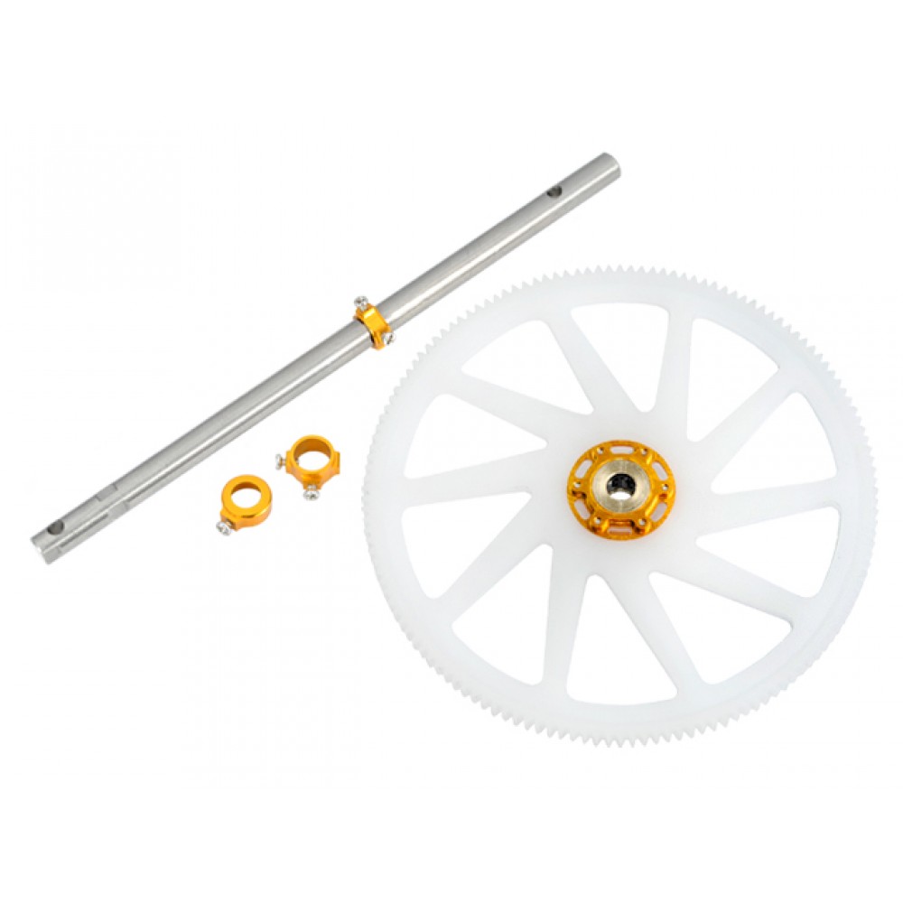 Titanium Main Shaft/CNC Delrin Main Gear/Auto-Rotation Hub set (G) - BLADE 230 S Titanium Main Shaft/CNC Delrin Main Gear/Auto-Rotation Hub set (G) - BLADE 230 S