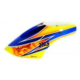 XCanopy Airbrush Fiberglass Angry Owl Canopy - BLADE 230S / V2 / Smart XCanopy Airbrush Fiberglass Angry Owl Canopy - BLADE 230S / V2 / Smart
