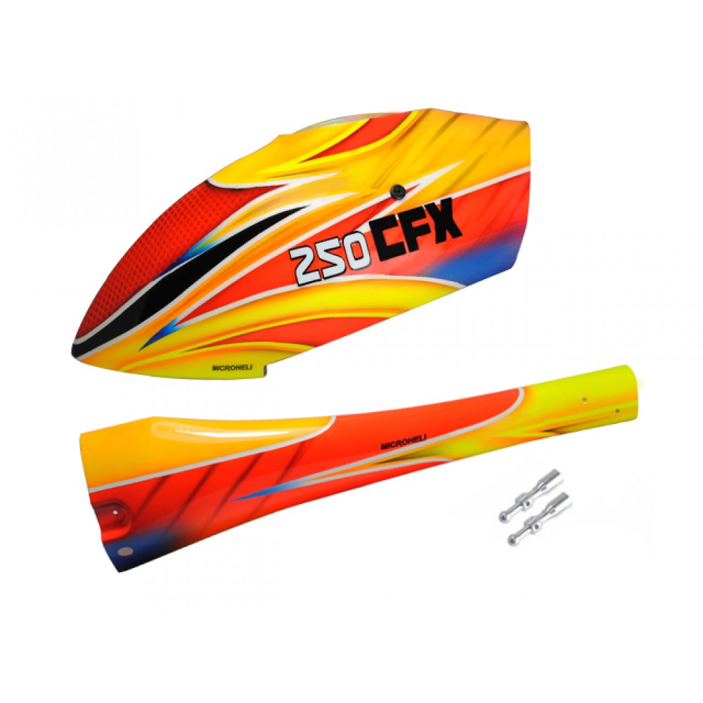 Airbrush Fiberglass Wild Beast Fuselage - BLADE 250 CFX Airbrush Fiberglass Wild Beast Fuselage - BLADE 250 CFX