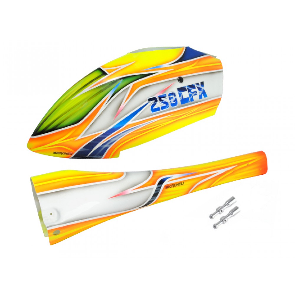 Airbrush Fiberglass Wind Tear Fuselage - BLADE 250 CFX