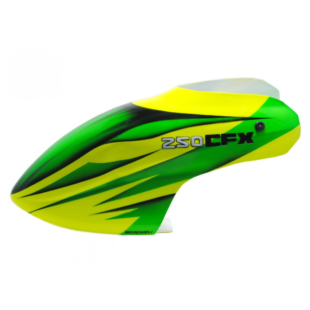 Airbrush Fiberglass Green Galaxy Canopy - BLADE 250 CFX Airbrush Fiberglass Green Galaxy Canopy - BLADE 250 CFX