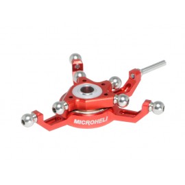 CNC AL Tri-Blade Swashplate (RED)(for Microheli Triple-Blade Blade 250 CFX series)