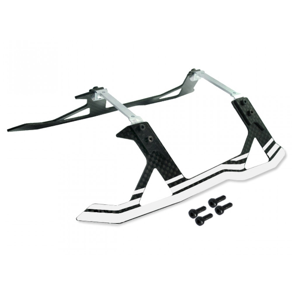 Aluminum/Carbon Fiber Landing Gear (WHITE) - BLADE 250 CFX/ 270 CFX/ 300 CFX