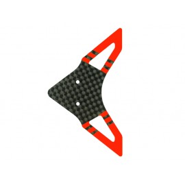 Carbon Fiber Horizontal Fin (RED) - BLADE 300 CFX