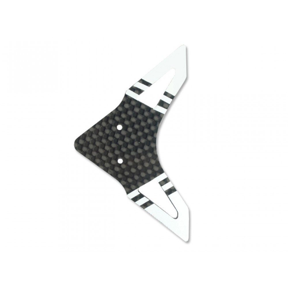 Carbon Fiber Horizontal Fin (WHITE) - BLADE 300 CFX