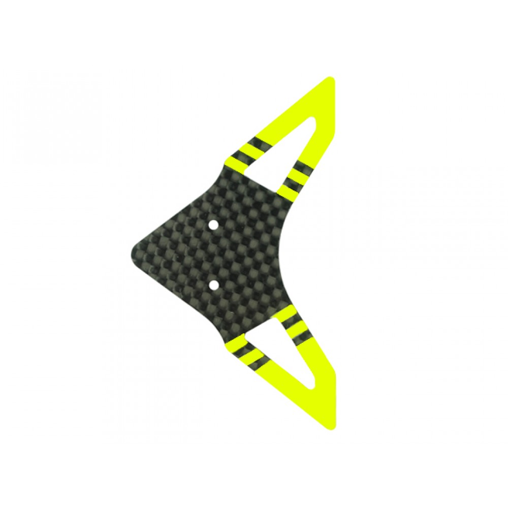 Carbon Fiber Horizontal Fin (YELLOW) - BLADE 300 CFX