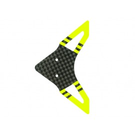 Carbon Fiber Horizontal Fin (YELLOW) - BLADE 300 CFX