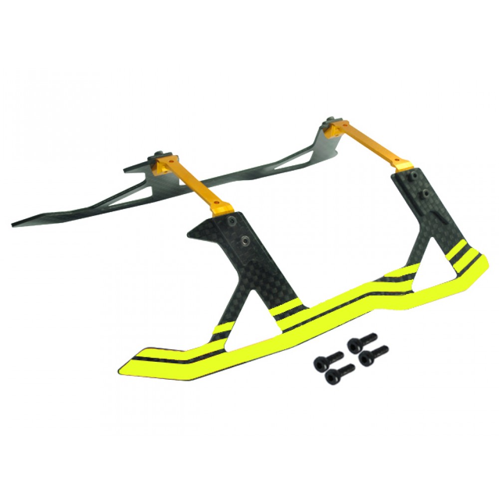 Aluminum/Carbon Fiber Landing Gear (YELLOW) - BLADE 250 CFX/ 270 CFX/ 300 CFX