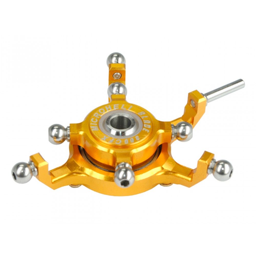 Precision CNC Aluminum Swashplate (GOLD) - BLADE 300 CFX