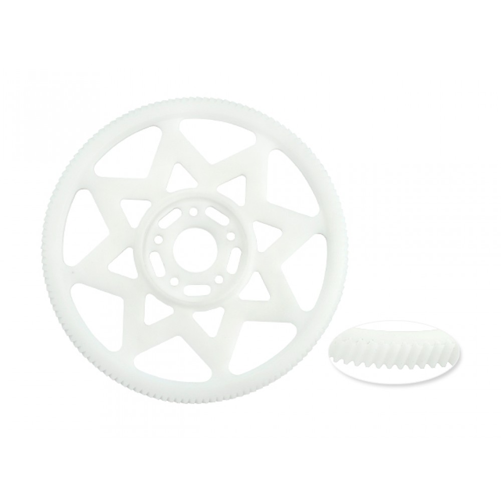 CNC Delrin Helical Main Gear 136T 0.5M (for MH Main Gear BLADE 300 CFX) CNC Delrin Helical Main Gear 136T 0.5M (for MH Main Gear BLADE 300 CFX)