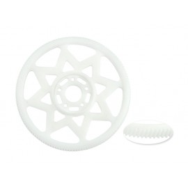 CNC Delrin Helical Main Gear 136T 0.5M (for MH Main Gear BLADE 300 CFX)