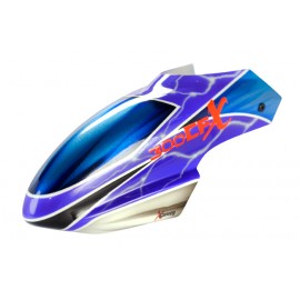 XCanopy Airbrush Fiberglass Purple Haze Canopy - BLADE 300CFX