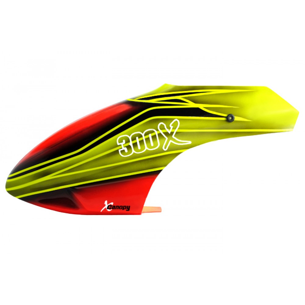 XCanopy Airbrush Fiberglass Fire Fly Canopy - BLADE 300X