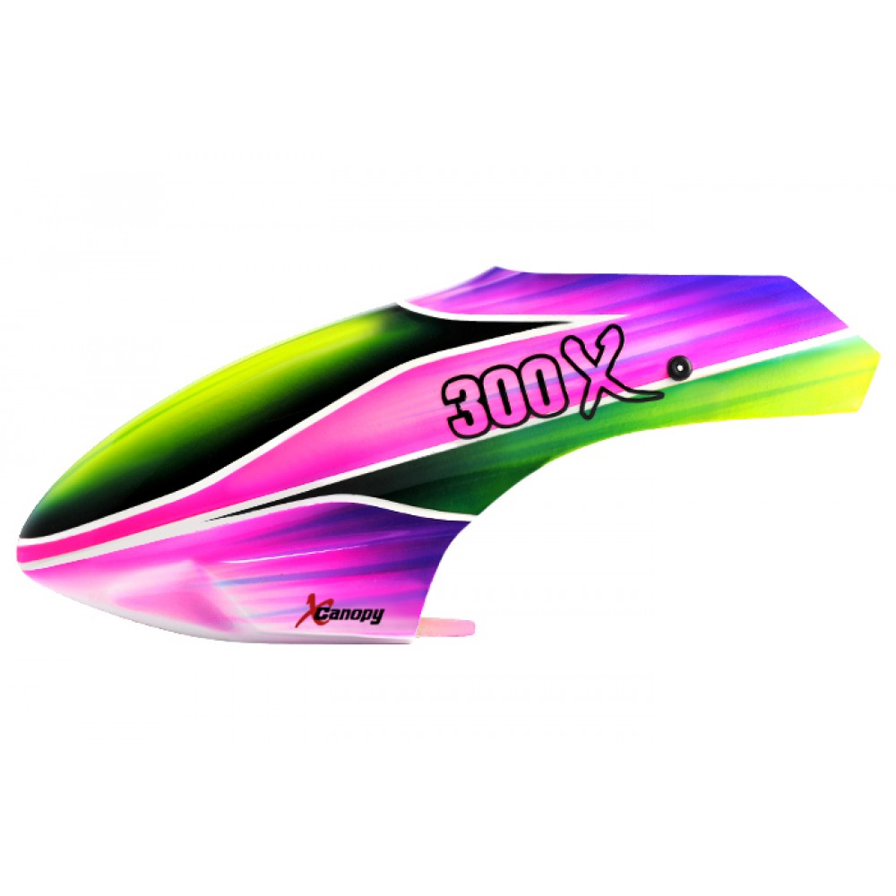 XCanopy Airbrush Fiberglass Chameleon Canopy - BLADE 300X XCanopy Airbrush Fiberglass Chameleon Canopy - BLADE 300X