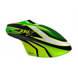 Airbrush Fiberglass Green Alien Canopy - BLADE 330X / 330S Airbrush Fiberglass Green Alien Canopy - BLADE 330X / 330S